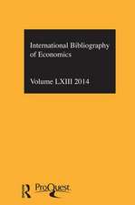 IBSS: Economics: 2014 Vol.63: International Bibliography of the Social Sciences