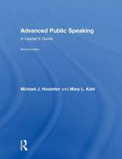 Advanced Public Speaking: A Leader's Guide