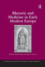 Rhetoric and Medicine in Early Modern Europe