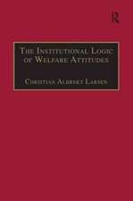 The Institutional Logic of Welfare Attitudes: How Welfare Regimes Influence Public Support