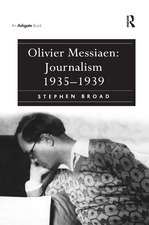 Olivier Messiaen: Journalism 1935–1939