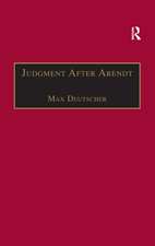 Judgment After Arendt