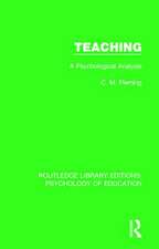 Teaching: A Psychological Analysis