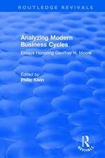 Analyzing Modern Business Cycles: Essays Honoring