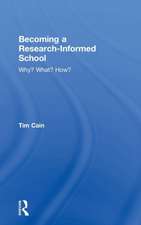 Becoming a Research-Informed School: Why? What? How?