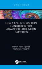 Graphene and Carbon Nanotubes for Advanced Lithium Ion Batteries