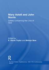 Mary Astell and John Norris: Letters Concerning the Love of God