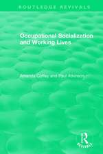 Occupational Socialization and Working Lives (1994)