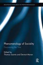 Phenomenology of Sociality: Discovering the ‘We’