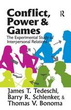 Conflict, Power, and Games: The Experimental Study of Interpersonal Relations