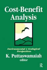 Cost-benefit Analysis: With Reference to Environment and Ecology