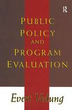 Public Policy and Program Evaluation