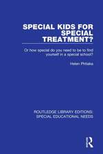 Special Kids for Special Treatment?: Or how special do you need to be to find yourself in a special school?