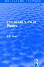 The Greek View of Poetry