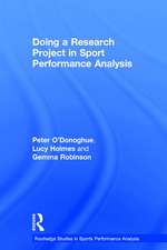 Doing a Research Project in Sport Performance Analysis