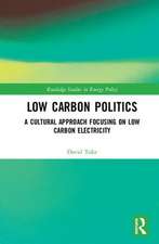 Low Carbon Politics: A Cultural Approach Focusing on Low Carbon Electricity