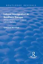 Labour Immigration in Southern Europe: African Employment in Iberian Labour Markets