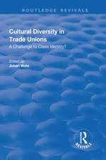 Cultural Diversity in Trade Unions: A Challenge to Class Identity?: A Challenge to Class Identity?