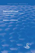 Regional Behaviour: Political Values and Economic Growth in European Regions