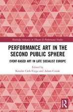 Performance Art in the Second Public Sphere: Event-based Art in Late Socialist Europe