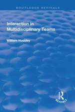 Interaction in Multidisciplinary Teams