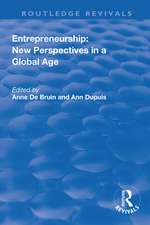 Entrepreneurship: New Perspectives in a Global Age