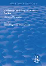 Embedded Enterprise and Social Capital: International Perspectives