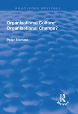 Organisational Culture: Organisational Change?: Organisational Change?