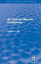 An Andrew Marvell Companion (Routledge Revivals)