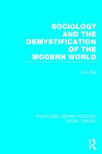 Sociology and the Demystification of the Modern World (RLE Social Theory)