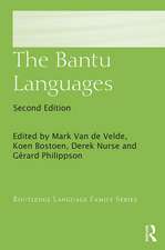 The Bantu Languages