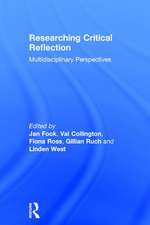 Researching Critical Reflection: Multidisciplinary Perspectives