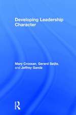 Developing Leadership Character
