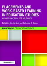 Placements and Work-based Learning in Education Studies: An introduction for students