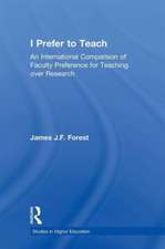 I Prefer to Teach: An International Comparison of Faculty Preference for Teaching