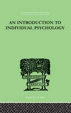 An INTRODUCTION TO INDIVIDUAL PSYCHOLOGY