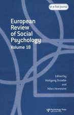 European Review of Social Psychology: Volume 18