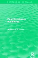 Post-Occupancy Evaluation (Routledge Revivals)