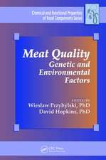 Meat Quality: Genetic and Environmental Factors