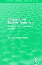 International Studies: Volume 2: Prevention and Treatment of Disease