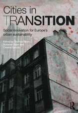 Cities in Transition: Social Innovation for Europe’s Urban Sustainability