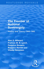 The Frontier of National Sovereignty: History and Theory 1945-1992