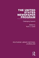 The United States Newspaper Program: Cataloging Aspects