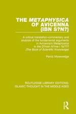 The 'Metaphysica' of Avicenna (ibn Sīnā)