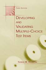 Developing and Validating Multiple-choice Test Items