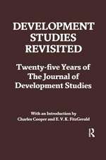 Development Studies Revisited: Twenty-five Years of the "Journal of Development Studies"