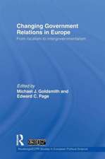 Changing Government Relations in Europe: From localism to intergovernmentalism