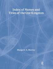 Index Of Names & Titles Of The