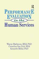 Performance Evaluation in the Human Services