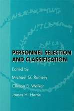 Personnel Selection and Classification